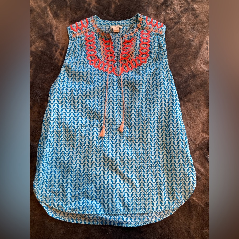 J CREW size small sleeveless top